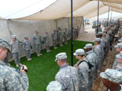 SGW donates artificial turf to troops in Afghanistan.